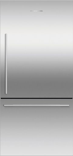 Fisher & Paykel Series 7 17.1 Cu. Ft. Stainless Steel Counter Depth Bottom Freezer Refrigerator-RF170WDRX5 N