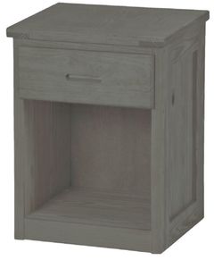 Crate Designs™ Furniture Graphite 30" Tall Nightstand