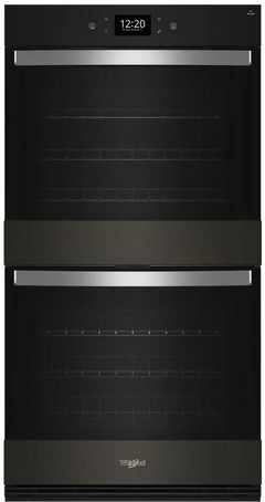 Whirlpool® 30" Black Stainless Steel Double Electric Wall Oven