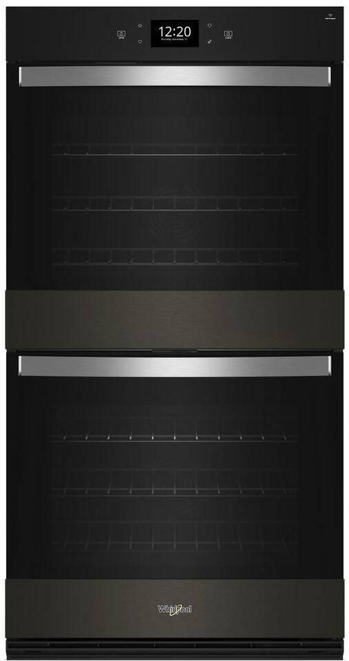 Whirlpool® 30" Black Stainless Steel Double Electric Wall Oven
