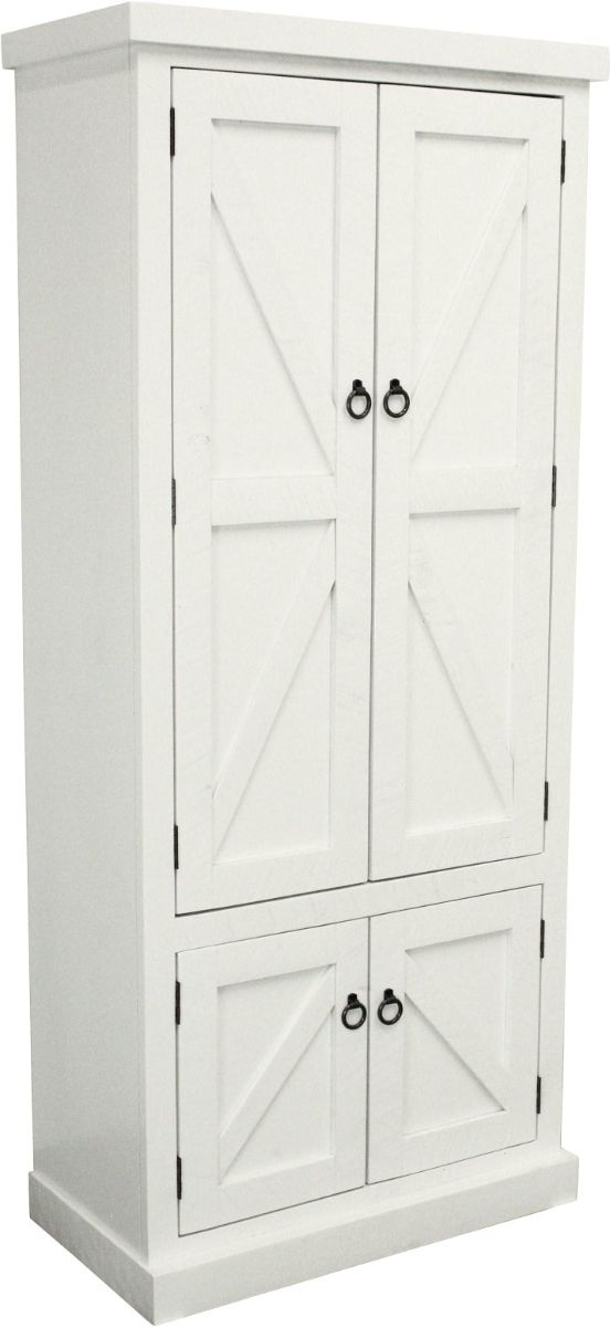 American Heartland Manufacturing Bright White Double Door Pantry ...