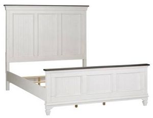 Liberty Allyson Park Wirebrushed White California King Panel Bed
