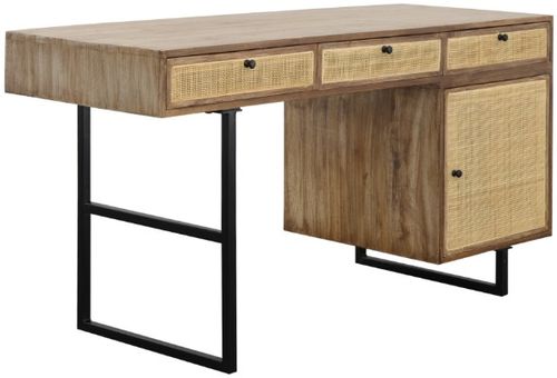 Coast to Coast Knoll 55-in Brown Acacia Writing Desk in the Desks  department at