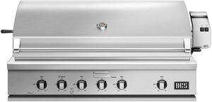 DCS Series 7 48" Brushed Stainless Steel Traditional Built In Grill