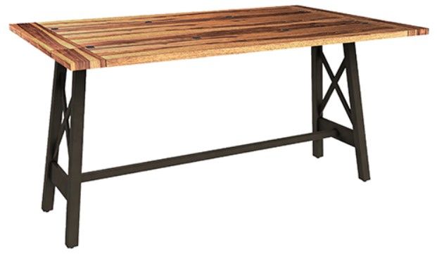Progressive® Furniture Landon Natural and Black Flip-Top Console or Desk-0