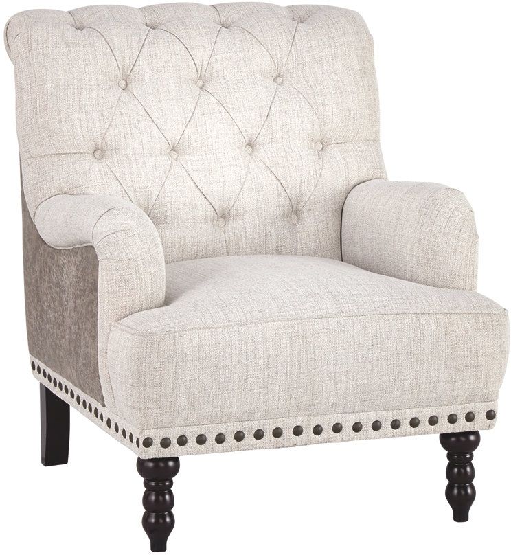Signature Design by Ashley® Tartonelle Ivory/Taupe Accent Chair