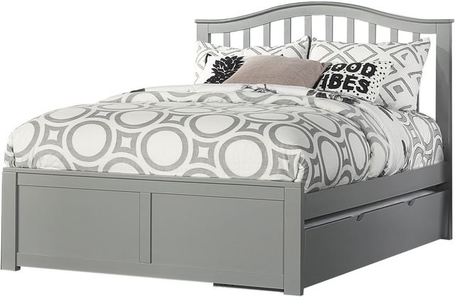 Hillsdale Furniture Schoolhouse Finley Gray Full Youth Arch Spindle Platform Bed