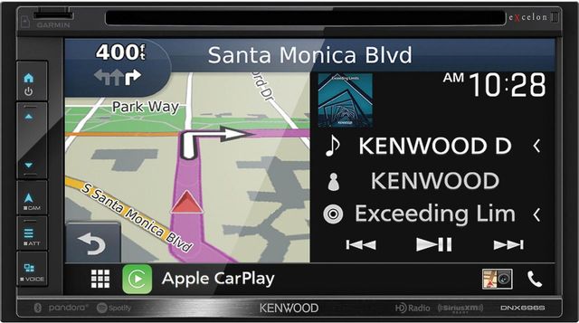 Kenwood DNX696S Navigation DVD Receiver with Bluetooth & HD Radio 0
