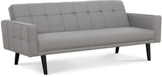Home Furniture Outfitters Sawyer Light Gray Futon