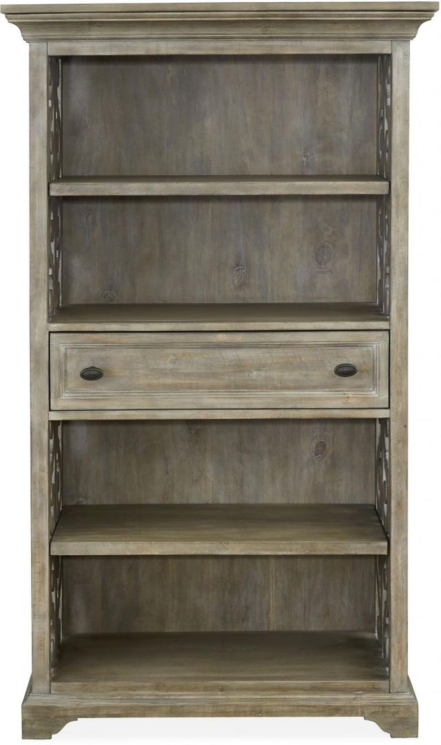 Magnussen Home® Tinley Park Dove Tail Grey Bookcase-0