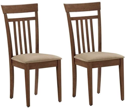 Progressive® Furniture Palmer 2-Piece Coffee Brown/Sand Dining Chair Set
