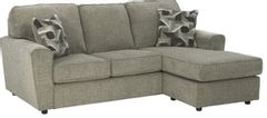 Signature Design by Ashley® Cascilla Light Gray Upholstered Sofa Chaise