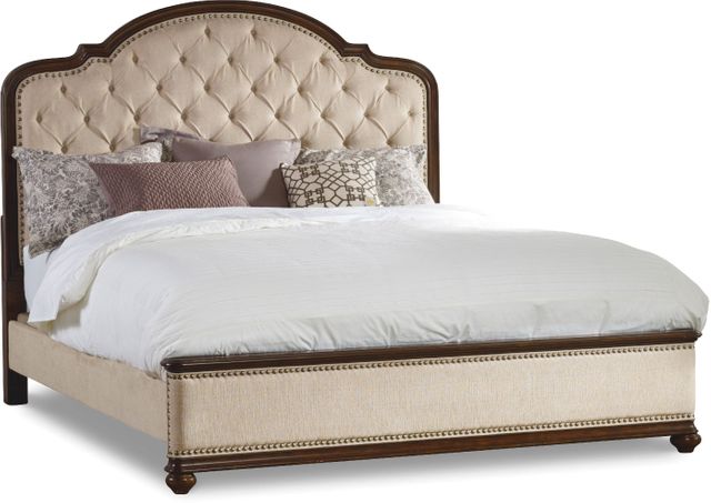 Hooker® Furniture Leesburg Beige King Upholstered Bed 0