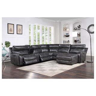 Steve Silver Co. Provo 6-Piece Dual-Power Sectional