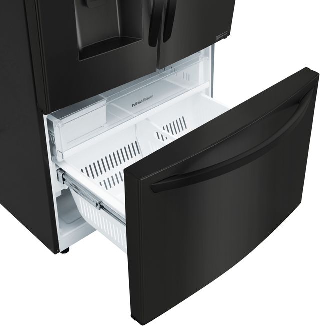 LG 27.7 Cu. Ft. Matte Black Stainless Steel French Door Refrigerator 7