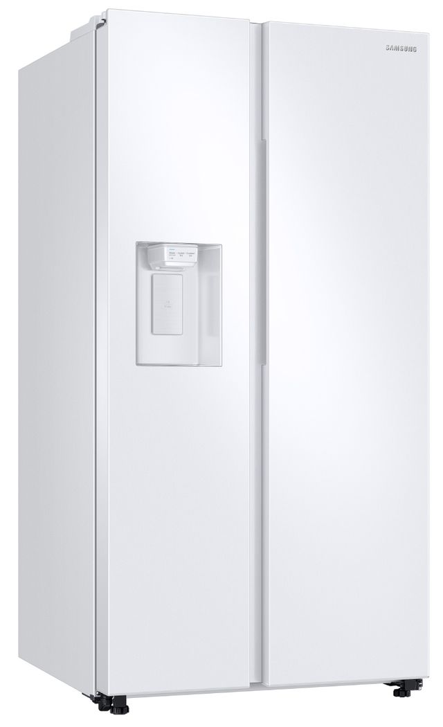 Samsung 27.4 Cu. Ft. White Standard Depth Side-by-Side Refrigerator-1