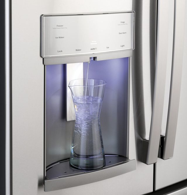 GE Profile™ 22.1 Cu. Ft. Fingerprint Resistant Stainless Steel Counter Depth French Door Refrigerator 7