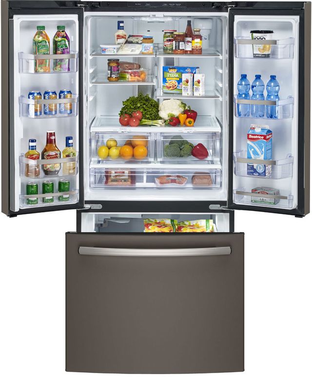 Réfrigérateur à portes françaises de 33 po GE Profile® de 24,8 pi³ - Acier inoxydable 2
