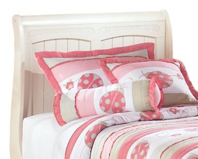 Signature Design By Ashley Cottage Retreat Cream Cottage Youth Full Sleigh Headboard B213 87 Ideal Furniture Central California Area