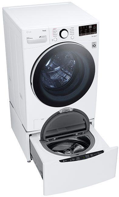 LG 5.2 Cu. Ft. White Ultra Large Capacity Smart Wi-Fi Enabled Front Load Washer 2