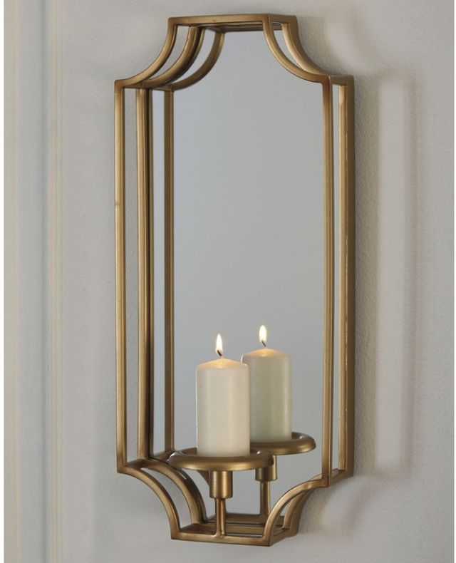 Signature Design by Ashley® Dumi Goldtone Wall Sconce-1
