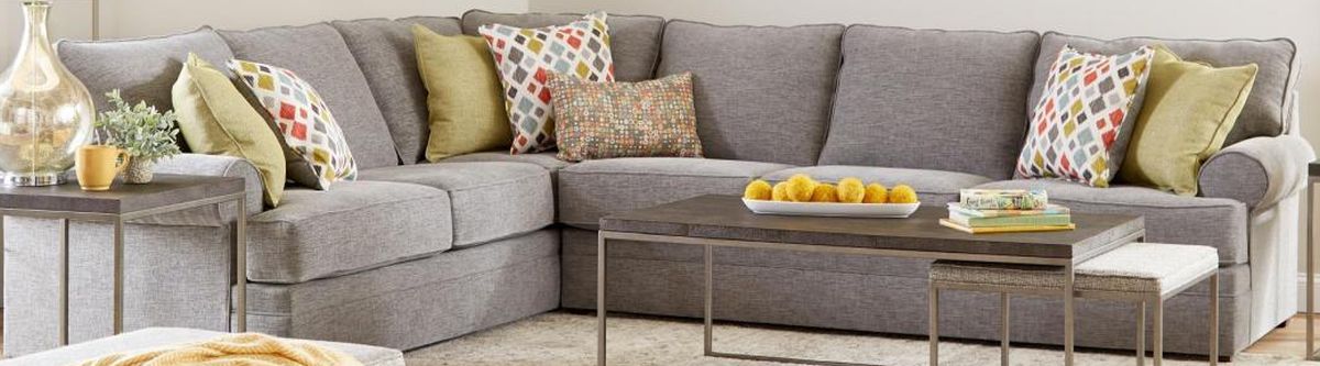 Lane® Home Furnishings 8041 Gibson Marlow Pewter 2 Piece Sectional