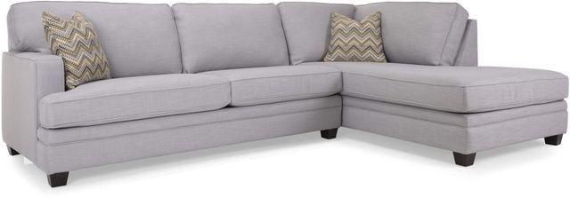 Decor-Rest® Furniture LTD 2696 2 Piece Gray Sectional