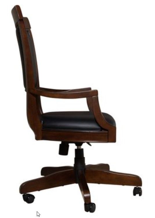 Liberty Brayton Manor Cognac Jr Executive Desk Chair-2