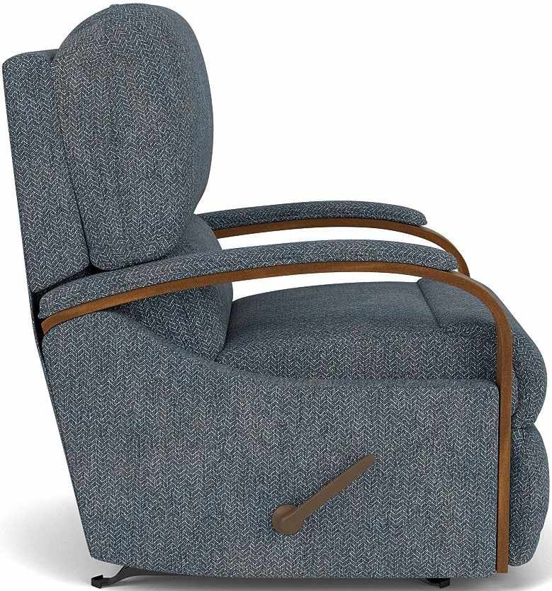 Flexsteel Woodlawn Blue Bayou Rocking Recliner Wood S Furniture   F7fd2b0c A6f8 4d0e 8fc3 59bbfc9fabef 