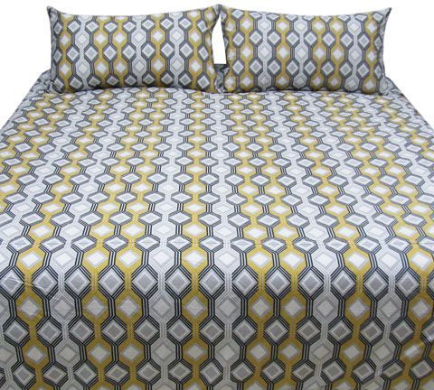 Signature Design by Ashley® Mato Gray/White/Yellow Queen Comforter Set-1