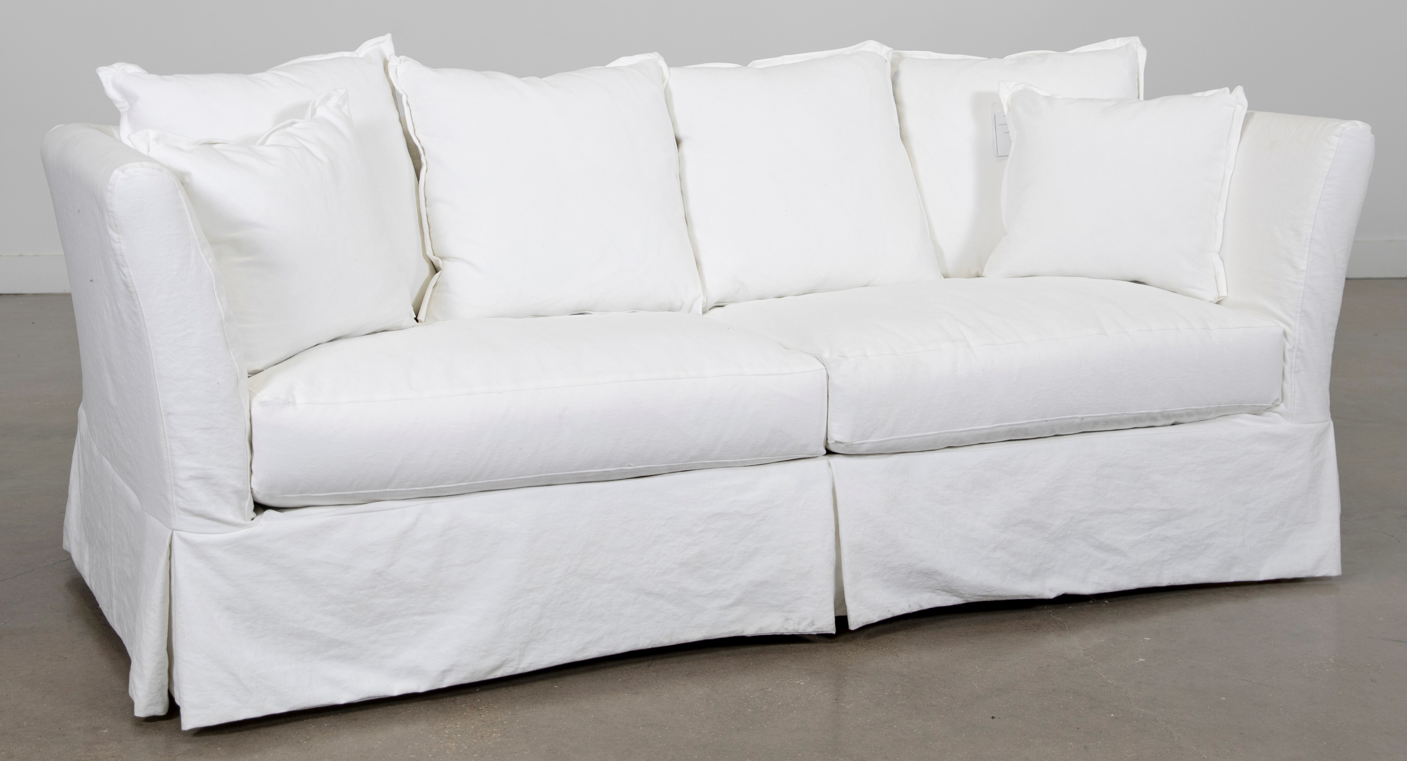 Klaussner® Home Furnishings Alexis Classic Bleach White Sofa
