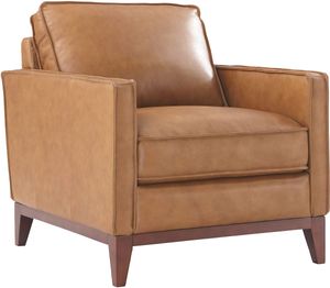 Leather Italia™ Newport Camel Leather Chair