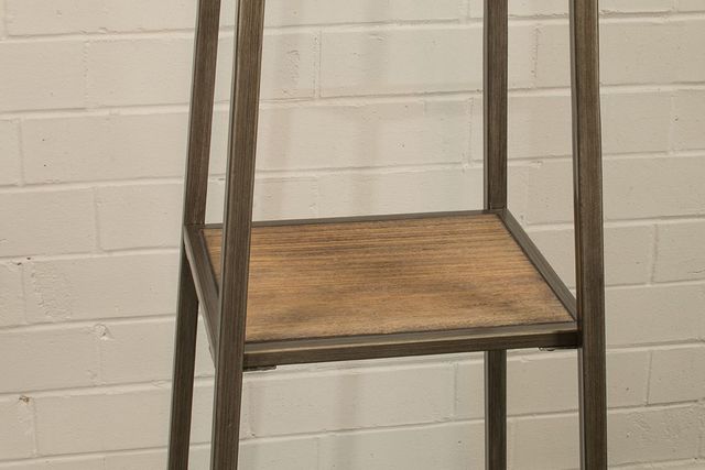 Hillsdale Furniture Crofton Black Coat Rack with Three Shelves-1