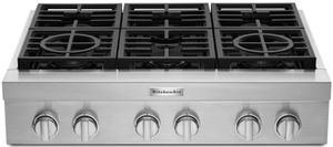 KitchenAid® 36" Stainless Steel Gas Rangetop