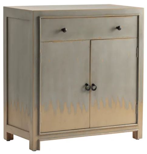 Crestview Collection Bengal Manor Weathered Grey Cabinet