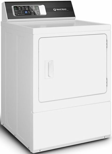 Speed Queen® DR7 7.0 Cu. Ft. White Front Load Electric Dryer-2