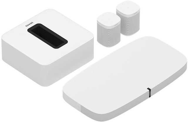 Sonos® White 5.1 Surround Set with Playbase and Play:1-1