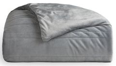 Malouf® Woven™ Anchor™ Ash 12 lbs Queen Weighted Blanket
