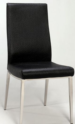 Chintaly Imports Jamila Black Side Chair