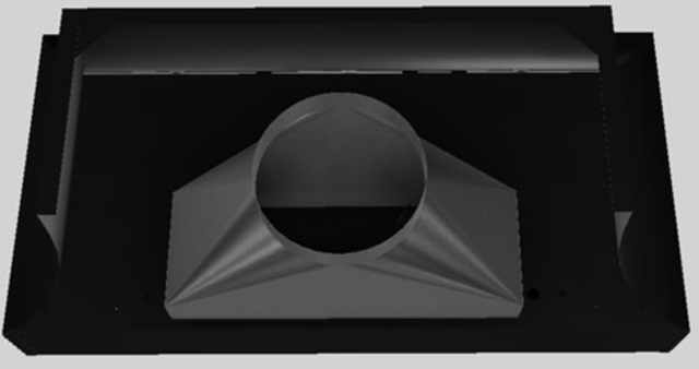 Vent-A-Hood® Designer Series 48" Black Wall Mounted Range Hood 2
