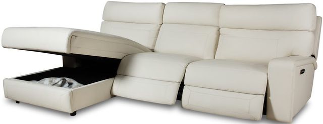 Behold™ Home Davis 3-Piece Bone Power Reclining Sofa Chaise-1