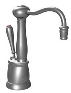 InSinkErator® Indulge Antique Satin Nickel Instant Hot Water Dispenser with Swivel Spout
