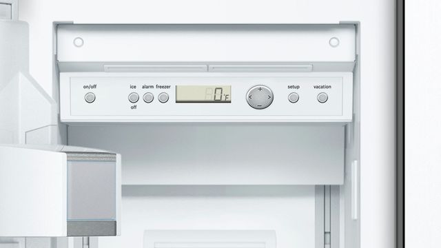 Bosch Benchmark® Series 8.6 Cu. Ft. Custom Panel Built In Upright Freezer 3