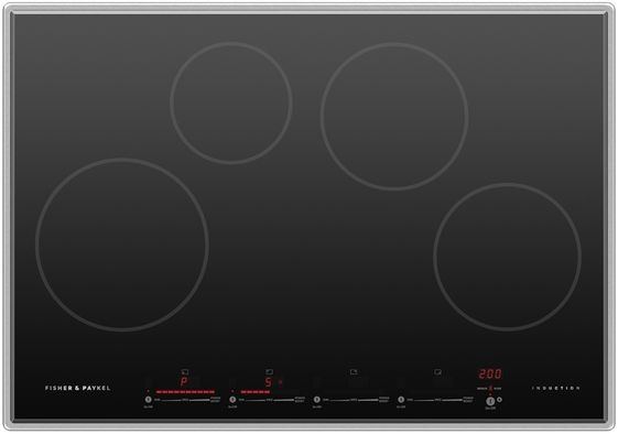Fisher & Paykel Series 9 30" Black Glass Professional Induction Cooktop