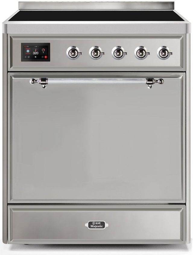 Ilve Majestic Series 30" Stainless Steel Freestanding Electric Range 24