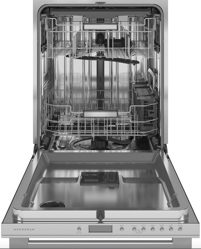 Open Box **Scratch and Dent** Monogram Minimalist 24" Stainless Steel Built-In Dishwasher-1