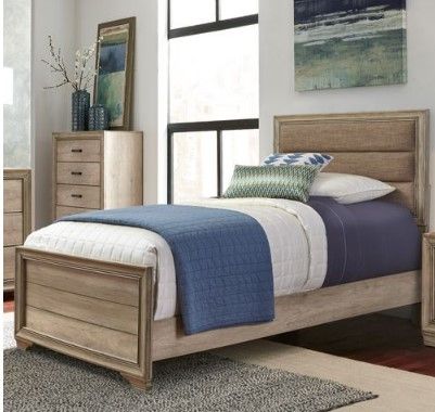 Liberty Sun Valley Bedroom Full Upholstered Headboard and Footboard 7