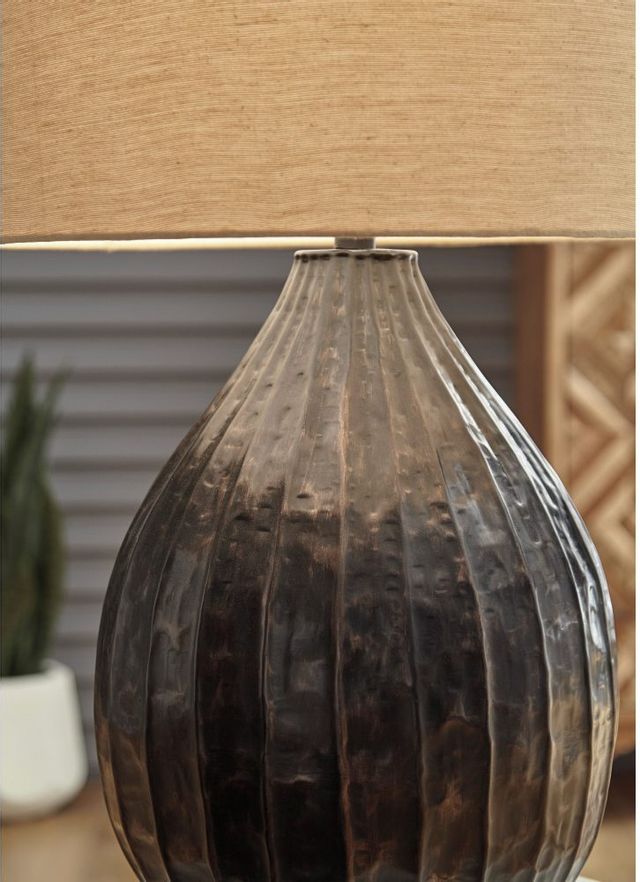 Signature Design by Ashley® Marloes Copper Metal Table Lamp 1