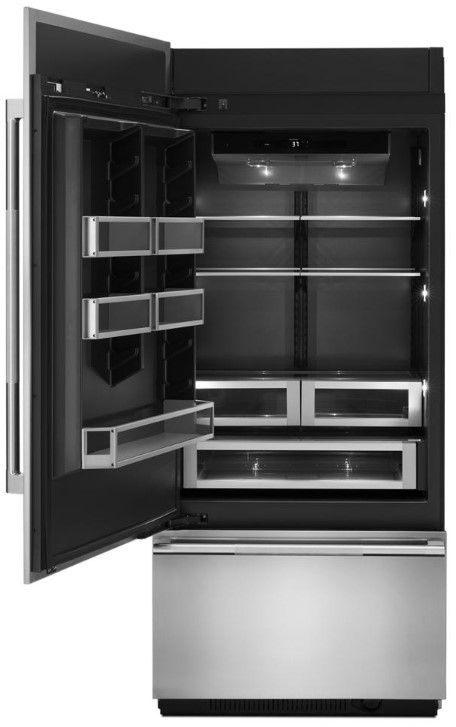 JennAir® 20.9 Cu. Ft. Panel Ready Built In Bottom Freezer Refrigerator-1
