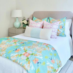 Laura Park Designs Stained Glass Turquoise Duvet Cover